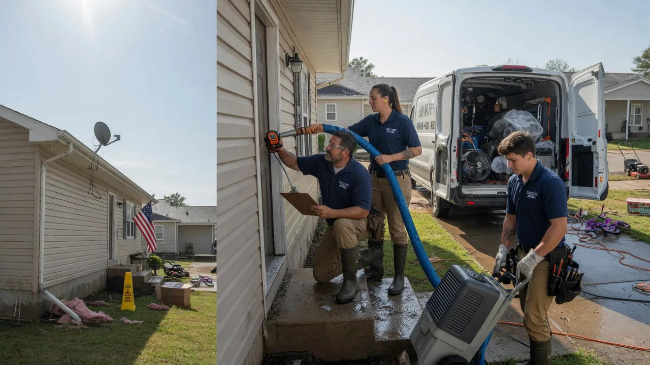 Ceiling Water Damage Restoration in Norborne, MO near me